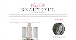 Desktop Screenshot of keepitbeautifuldesigns.com